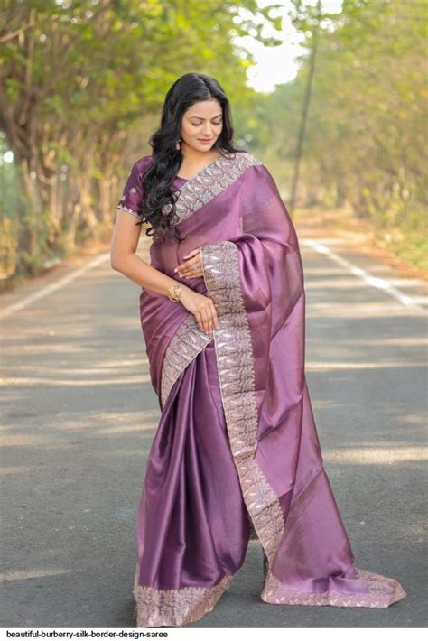 Soft Burberry Silk Saree 